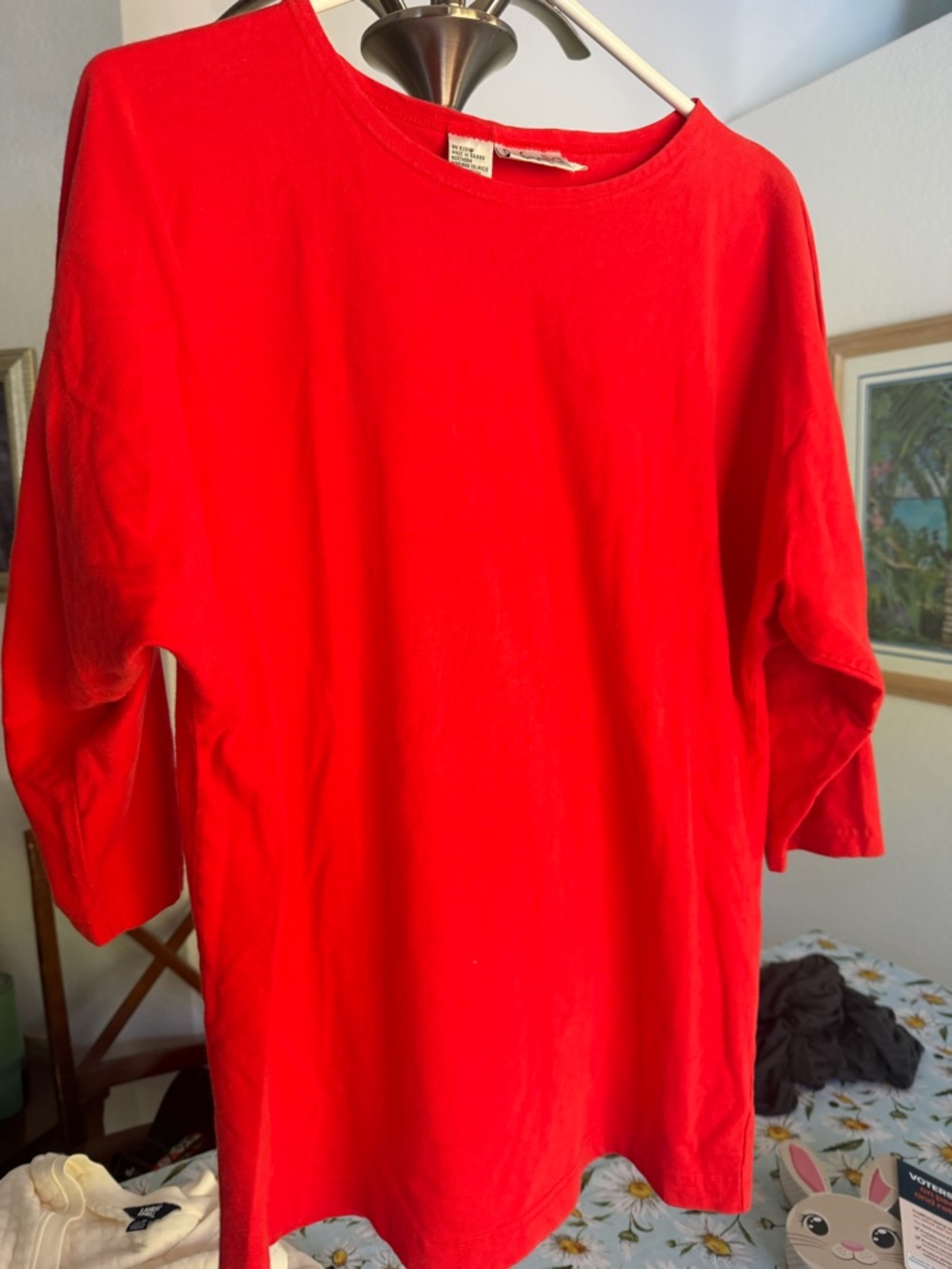 Rafaella Red Crewneck Tee